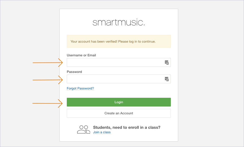 smartmusic log in